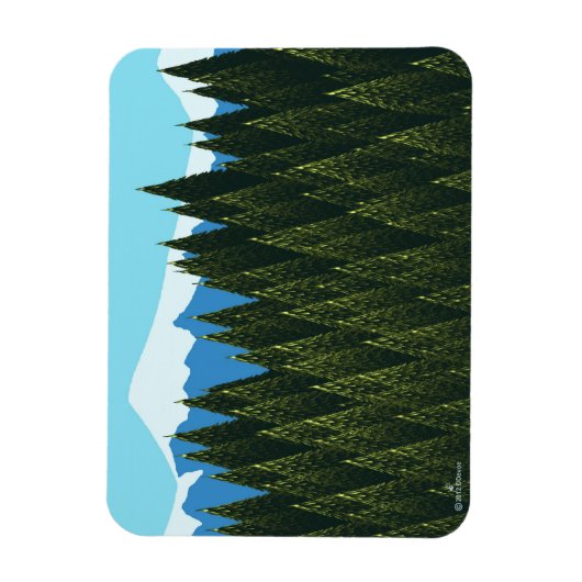 Fractal Forest Magneet (Verticaal)