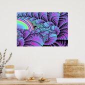 Fractal Fossile Poster (Keuken)