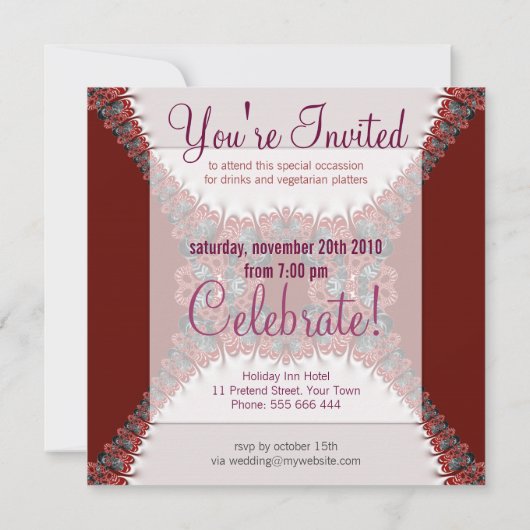 Fractal Framezia 2010-01 Invitation (Dos)