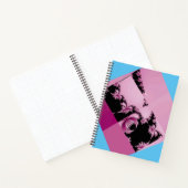 Fractal Garden roze & azure Notitieboek (Binnen)