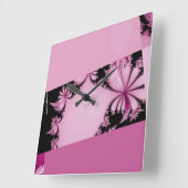 Fractal Garden thulian Vierkante Klok (Hoek)