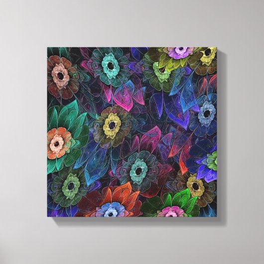 Fractal Gardening Canvas Afdruk (Voorkant)