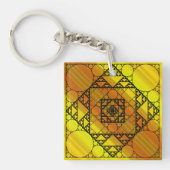 Fractal Geometrie Acryl Sleutelhanger (Voorkant)