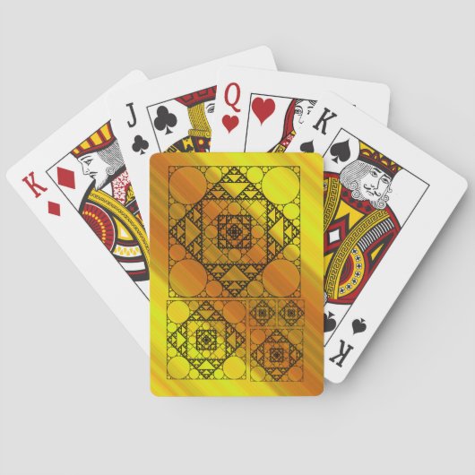 Fractal Geometry Classic Speling Cards Speelkaarten (Achterkant)