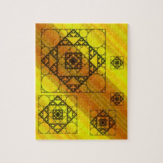 Fractal Geometry Puzzel Legpuzzel (Verticaal)