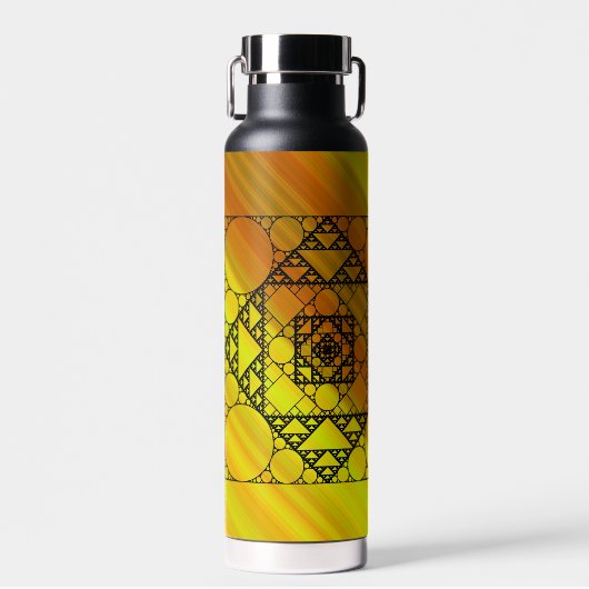 Fractal Geometry Waterfles (Voorkant)