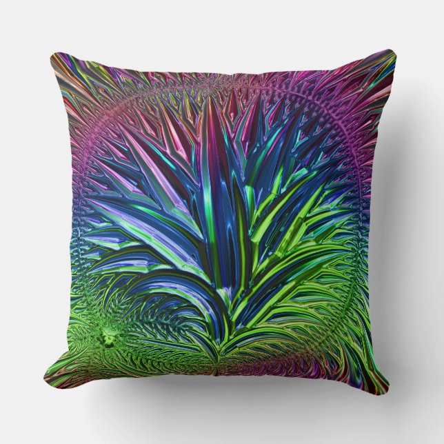 Fractal Glas 5A Kussens (Voorkant)