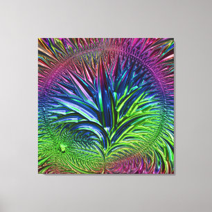 Fractal Glass 5A Canvas Afdruk
