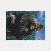 Fractal Gorilla in de weide Fleece Deken (Voorkant (Horizontaal))