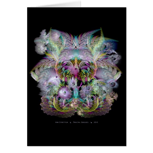 Fractal Grasses Card (Voorkant)