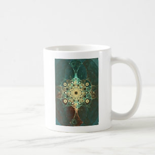 Fractal grunge koffiemok