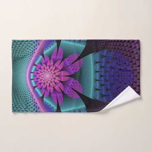 Fractal Imaginaire coloré à motif inhabituel (Serviette à main)