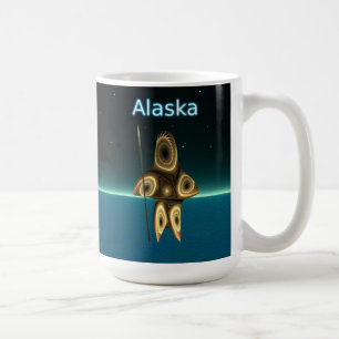 Fractal Inuit Hunter - Alaska Koffiemok
