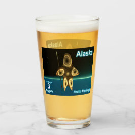 Fractal Inuit Hunter - Alaska Postage Glas