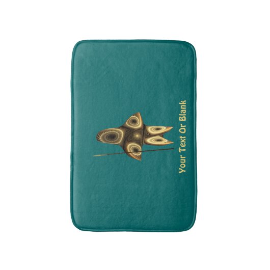 Fractal Inuit Hunter Badmat (Voorkant Verticaal)