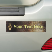 Fractal Inuit Hunter Bumpersticker (Op auto)