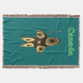 Fractal Inuit Hunter - Canada Deken (Voorkant)