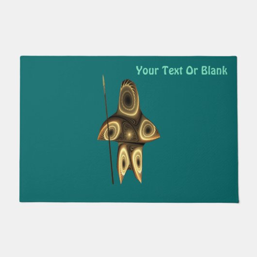 Fractal Inuit Hunter Deurmat (Voorkant)