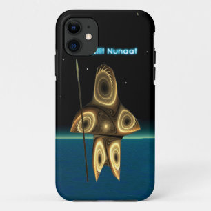Fractal Inuit Hunter - Groenland iPhone 11 Hoesje