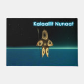 Fractal Inuit Hunter - Groenland Deurmat (Voorkant)