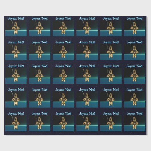 Fractal Inuit Hunter - Joyeux Noё l Cadeaupapier (Vlak)
