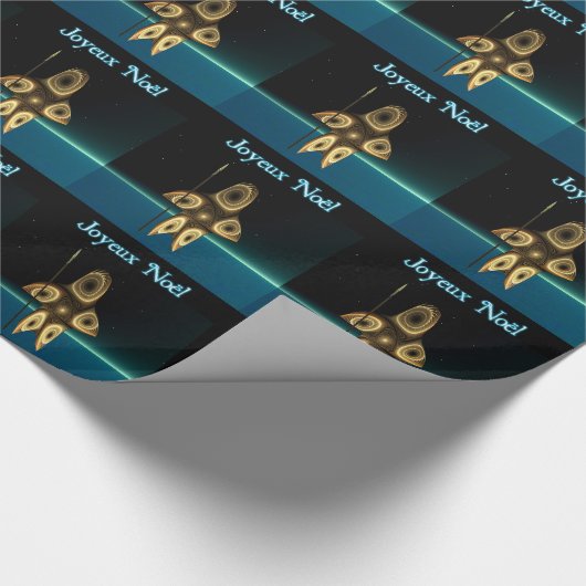 Fractal Inuit Hunter - Joyeux Noё l Cadeaupapier (Hoek)