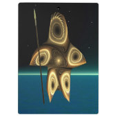 Fractal Inuit Hunter Klembord (Achterkant)