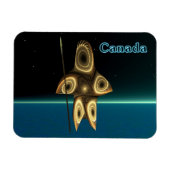 Fractal Inuit Hunter Magneet (Horizontaal)