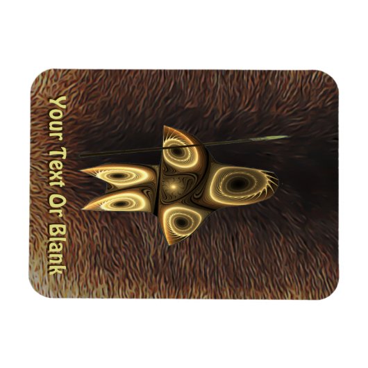 Fractal Inuit Hunter Magneet (Horizontaal)