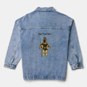 Fractal Inuit Hunter Paper Borden Denim Jacket (Achterkant)