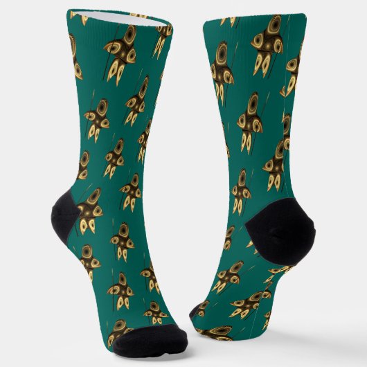 Fractal Inuit Hunter Socks Sokken (Gebogen)