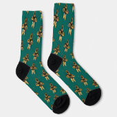 Fractal Inuit Hunter Socks Sokken (Rechts)