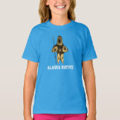 Fractal Inuit Hunter T-shirt (Voorkant)