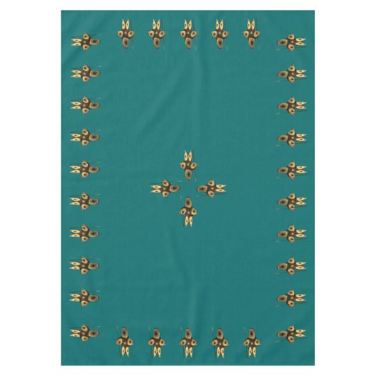 Fractal Inuit Hunter Tafelkleed (Voorkant)