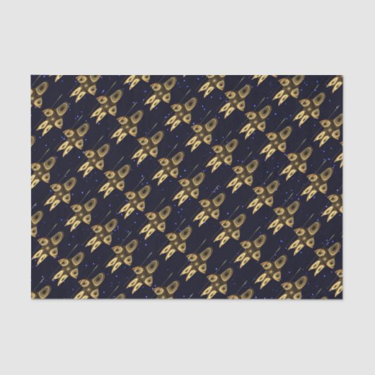 Fractal Inuit Hunter Tissuepapier (Voorkant)