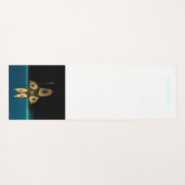 Fractal Inuit Hunter Yogamat (Achterkant (horizontaal))