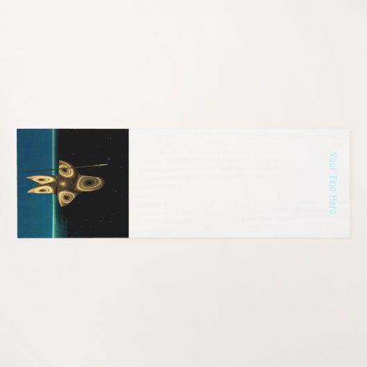 Fractal Inuit Hunter Yogamat (Achterkant (horizontaal))