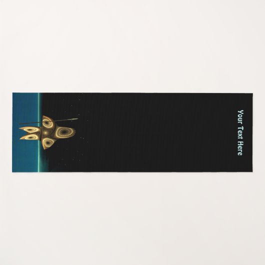 Fractal Inuit Hunter Yogamat (Voorkant (horizontaal))