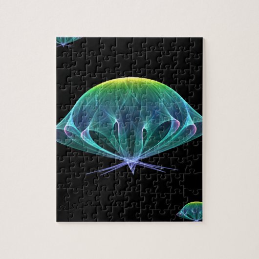 Fractal Jellyfish Legpuzzel (Verticaal)