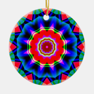 Fractal Kaleidoscoop 02 Keramisch Ornament