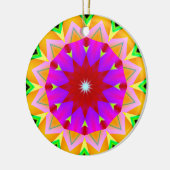 Fractal Kaleidoscoop 04 Keramisch Ornament (Links)