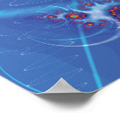 Fractal kerstboom poster (Hoek)