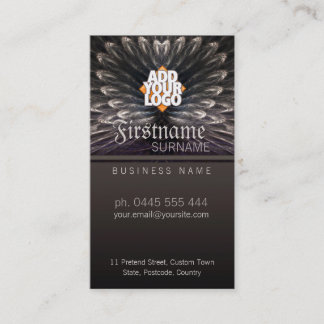 Fractal Love Feathes Carte de visite