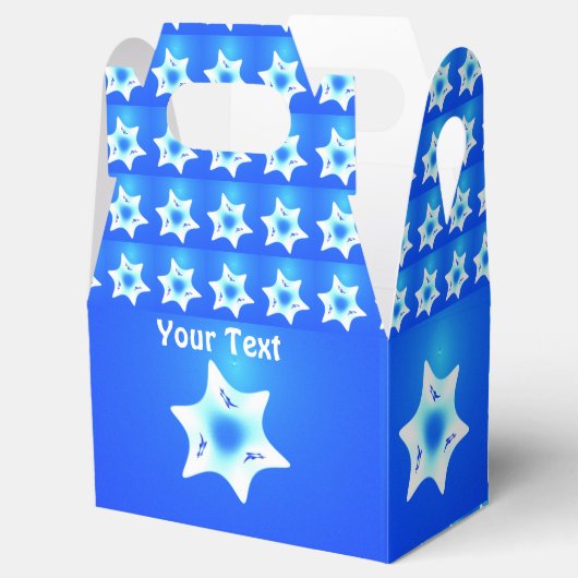 Fractal Magen Lavan (White Star) Bedankdoosjes (Geopend)