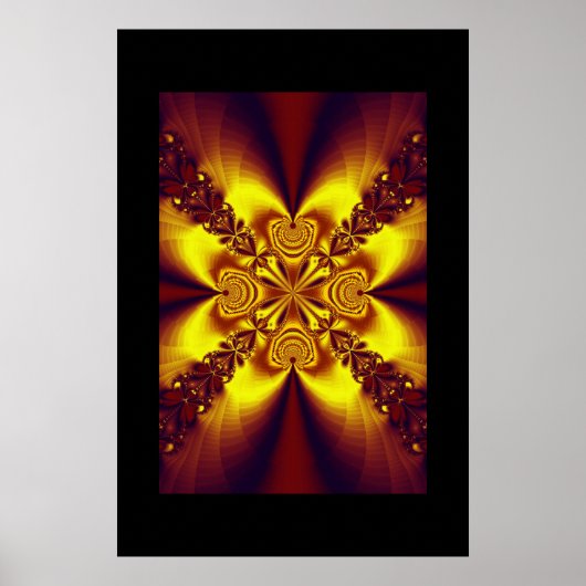 Fractal Mandala 6 Poster (Voorkant)