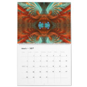Fractal Mandala Artistry 12 mois Calendrier mural (Mar 2027)
