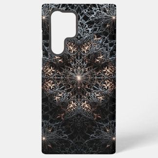 Fractal Mandala Cosmic Starburst Samsung S22 Ultra Galaxy Hoesje