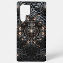 Fractal Mandala Cosmic Starburst Samsung S22 Ultra Samsung Galaxy Hoesje