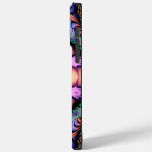 Fractal Mandala Floral Psychedelic Art Case-Mate iPhone Case (Achterkant / Links)