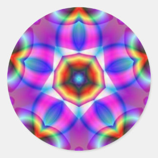 Fractal Mandala Heilige Ster Stickers